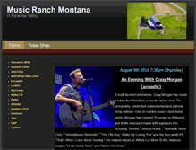 Tablet Screenshot of musicranchmontana.net